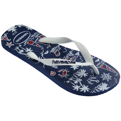 Men's Top Nautical Flip Flops