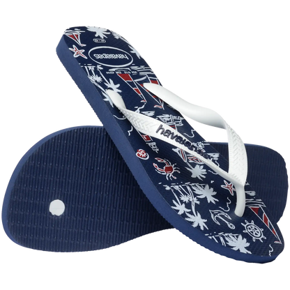 Men's Top Nautical Flip Flops